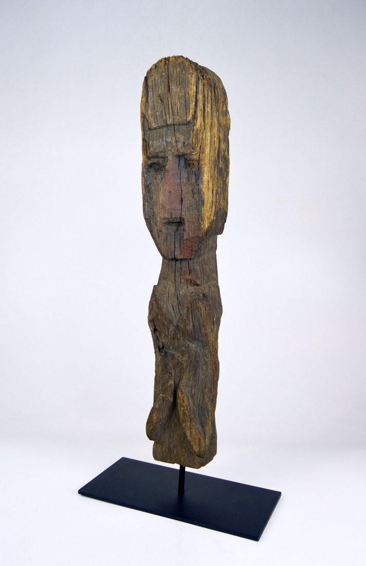 Large Primitive Praying Guardian sculpture from Nepal (1 of 9)