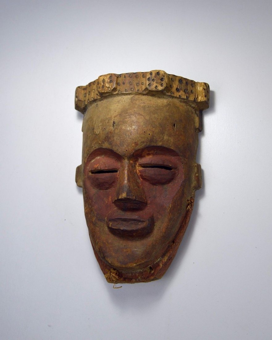 Old Miniature Pende "Passport" Mask, African Art (1 of 7)
