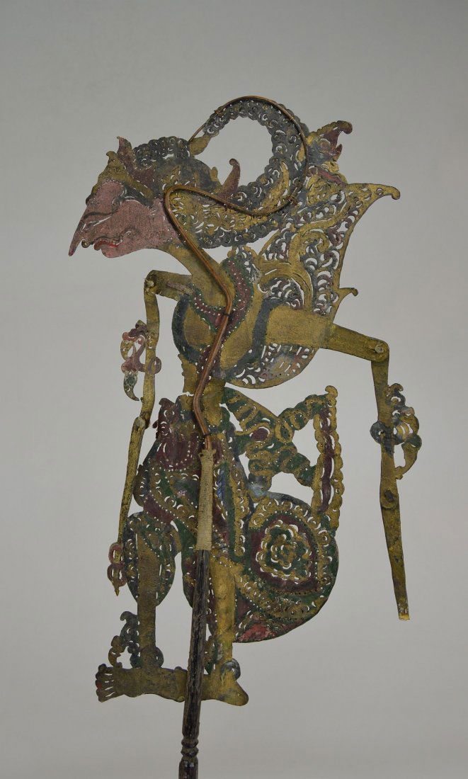 Very old Shadow Puppet from Java, 100 years old (1 of 4)