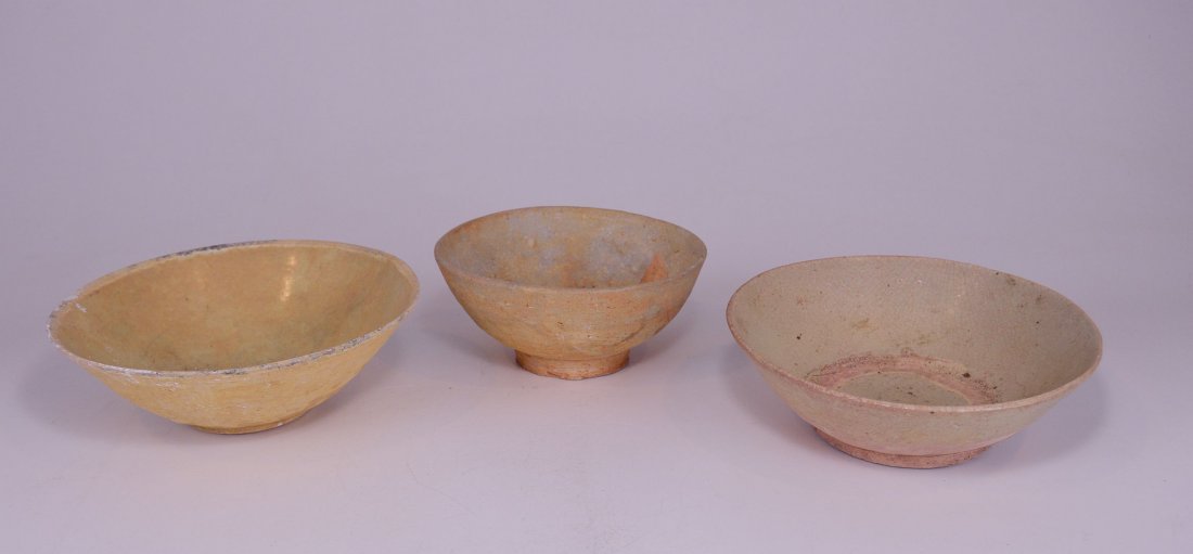 Ancient Archaeological 3 Sung Dynasty ceramic plates (1 of 4)