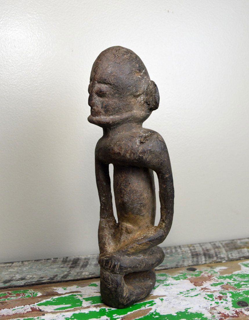 Old Dogon Kneeling Shrine fetish figure, African Art (1 of 6)