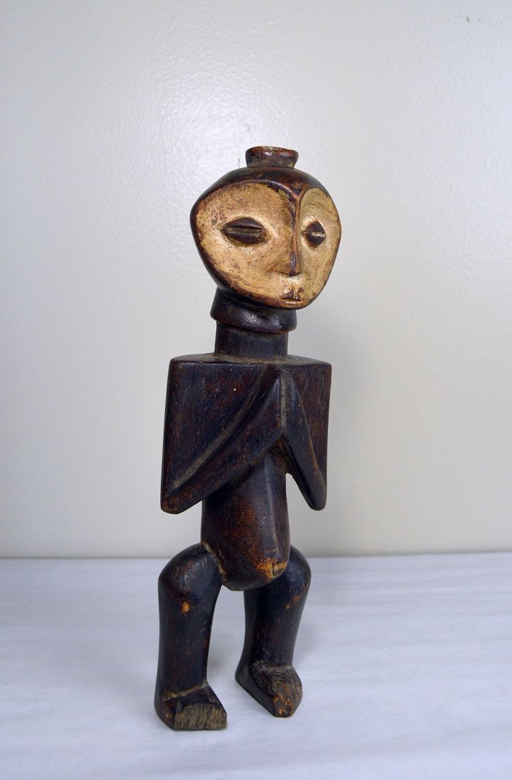 Serene Praying idol from The Lega, African Art (1 of 4)