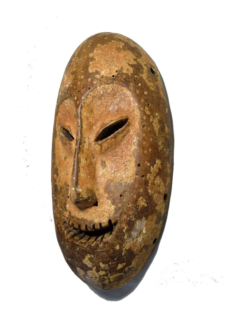 Smiling Old Lega Bwami Society African Mask African Art (1 of 5)