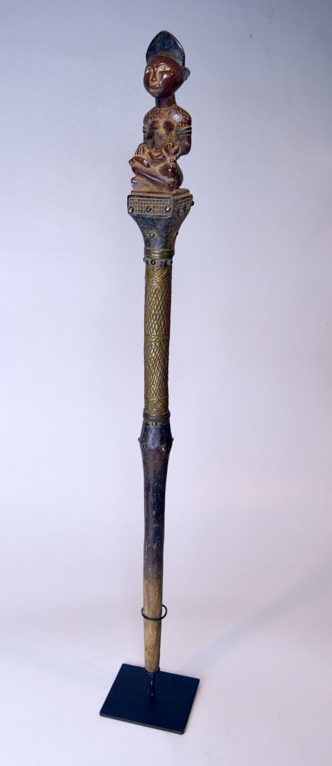 Gorgeous Kongo Mother &Child Prestige Staff African Art (1 of 6)