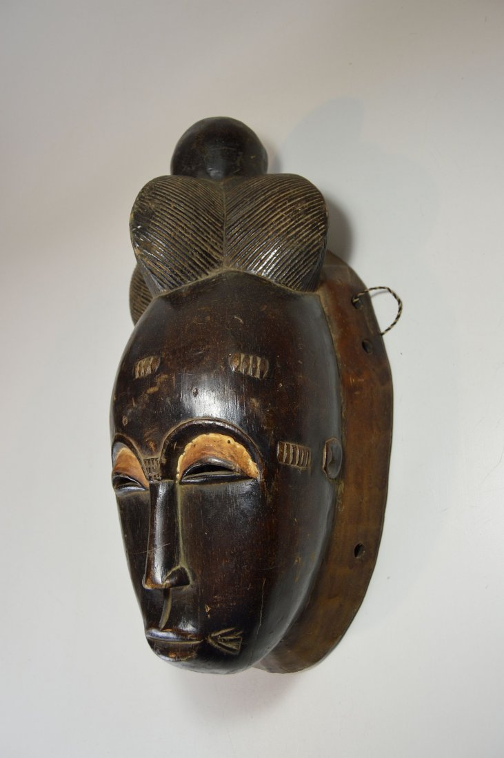 Classic Baule Portrait mask, African Art. (1 of 6)