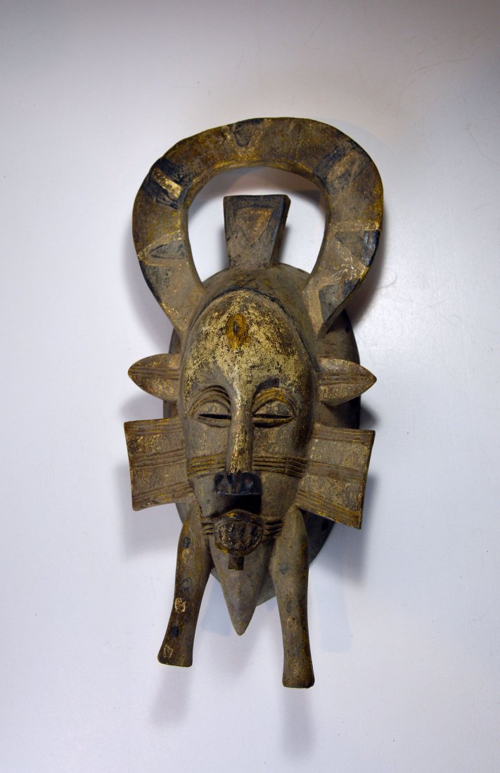 A Fine Old Senufo Kpelie Dance mask (1 of 5)