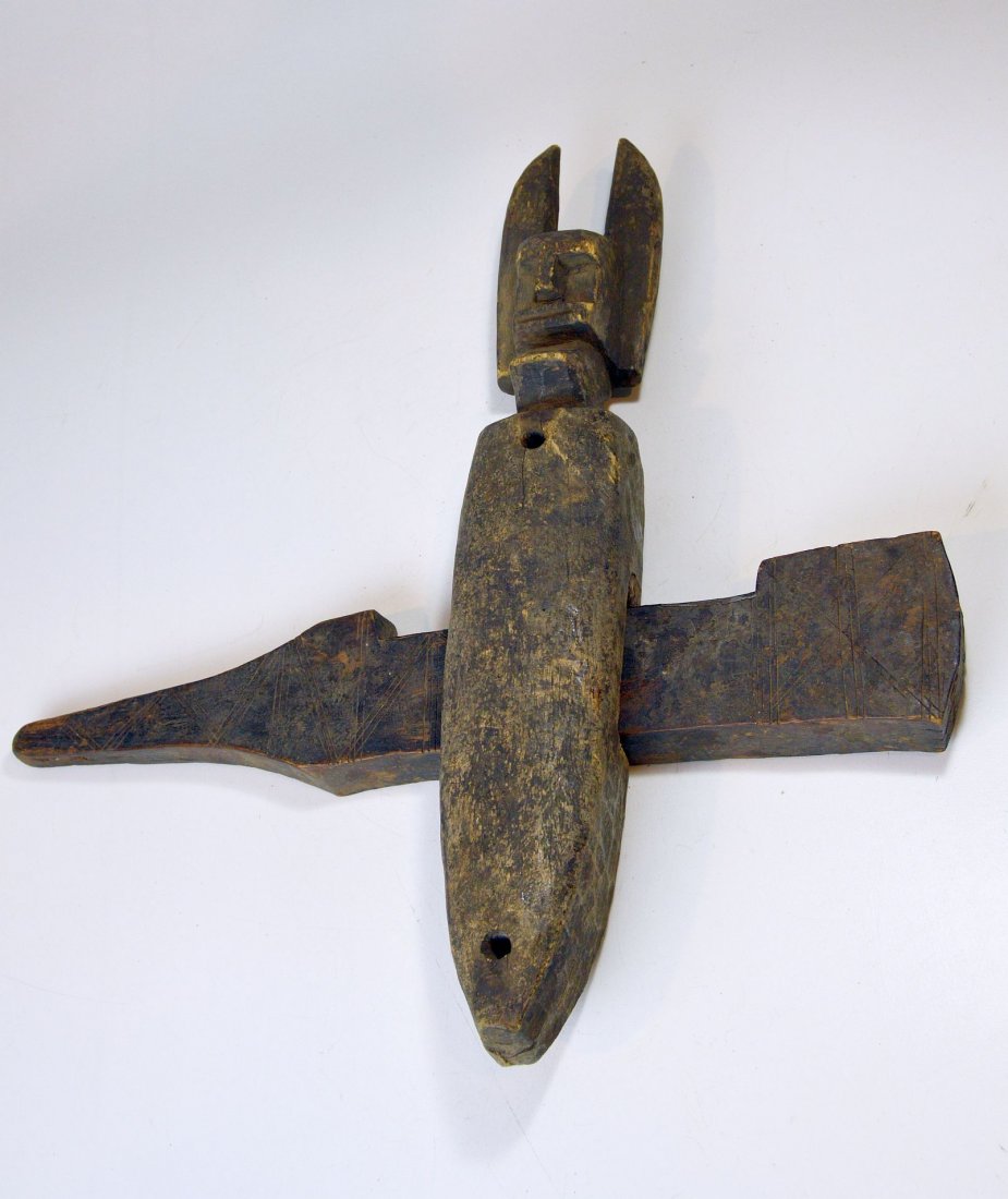 Old Bamana Door lock with ancestor form, African Art (1 of 4)