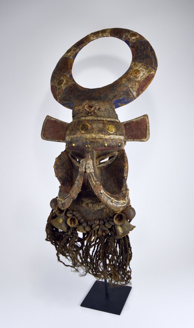 Gere Wobe African Mask with Warthog like appendages (1 of 10)