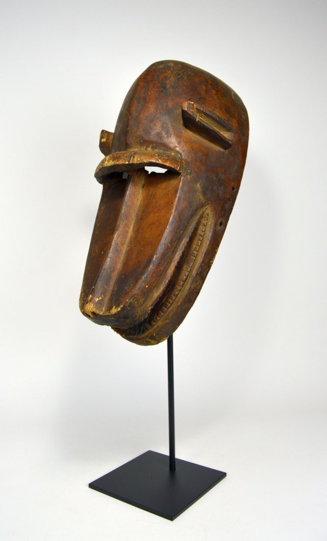 Old Bambara Hyena Mask, African Art (1 of 8)