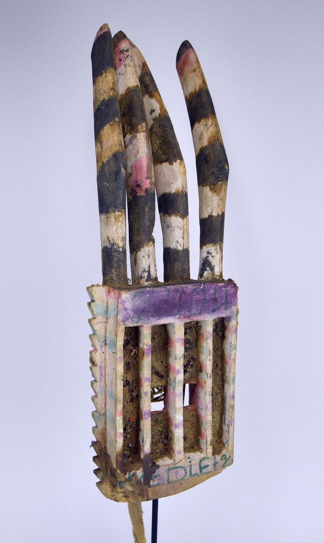 Wonderfully Abstract Field Used Dogon Walu African mask (1 of 9)