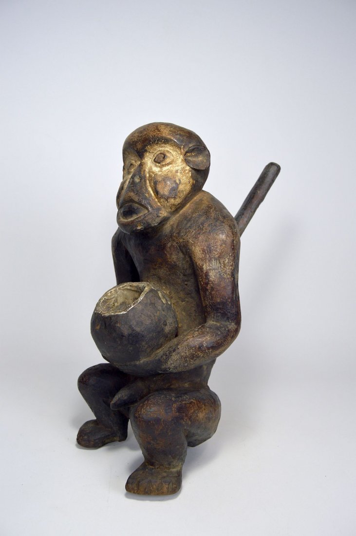 Mbra Monkey \"fetish\" sculpture, African Art (1 of 5)