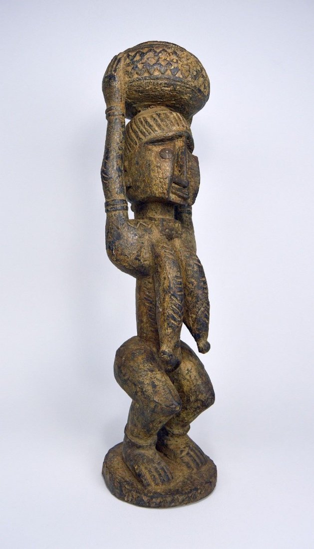 Dogon female carrying Burden , African Art (1 of 6)