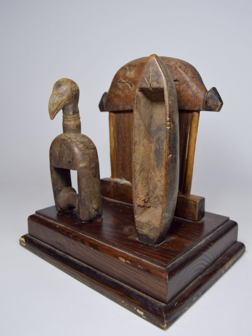 Collection of old weaving implements from the Baule (1 of 5)