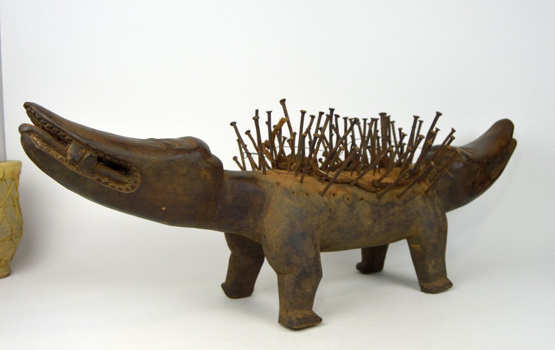 Huge Kongo Janus Form Canine Nail Fetish (1 of 6)