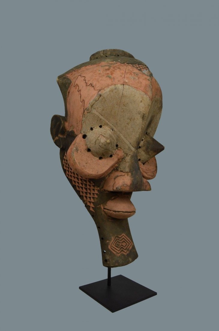 Old Kuba Kabongo Funerary Mask, African Art (1 of 7)