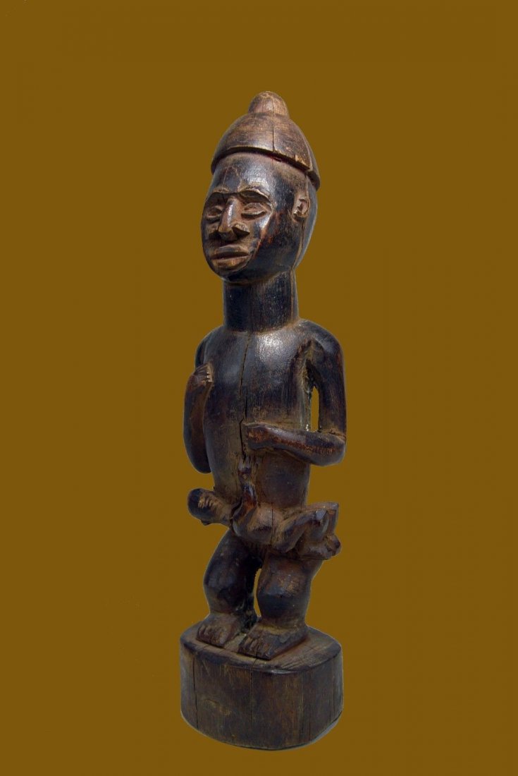 Rare Antique Kongo Male "Maternity" sculpture (1 of 6)