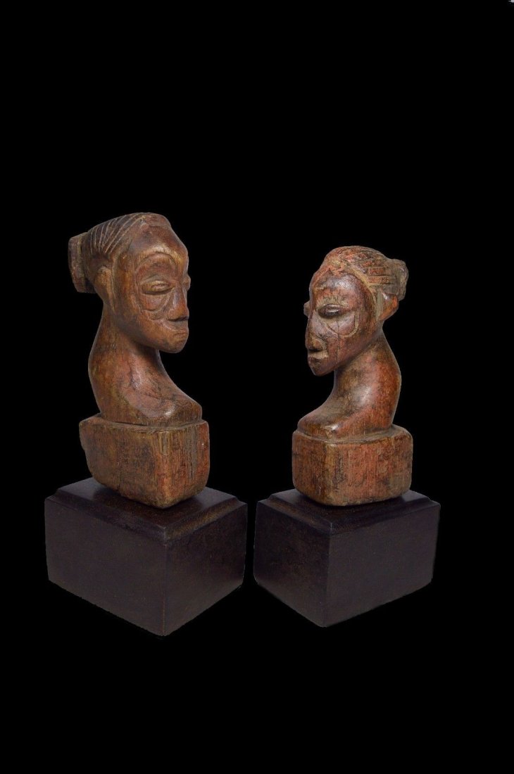 A Rare pair of Mangbetu sculptures , African Art (1 of 6)