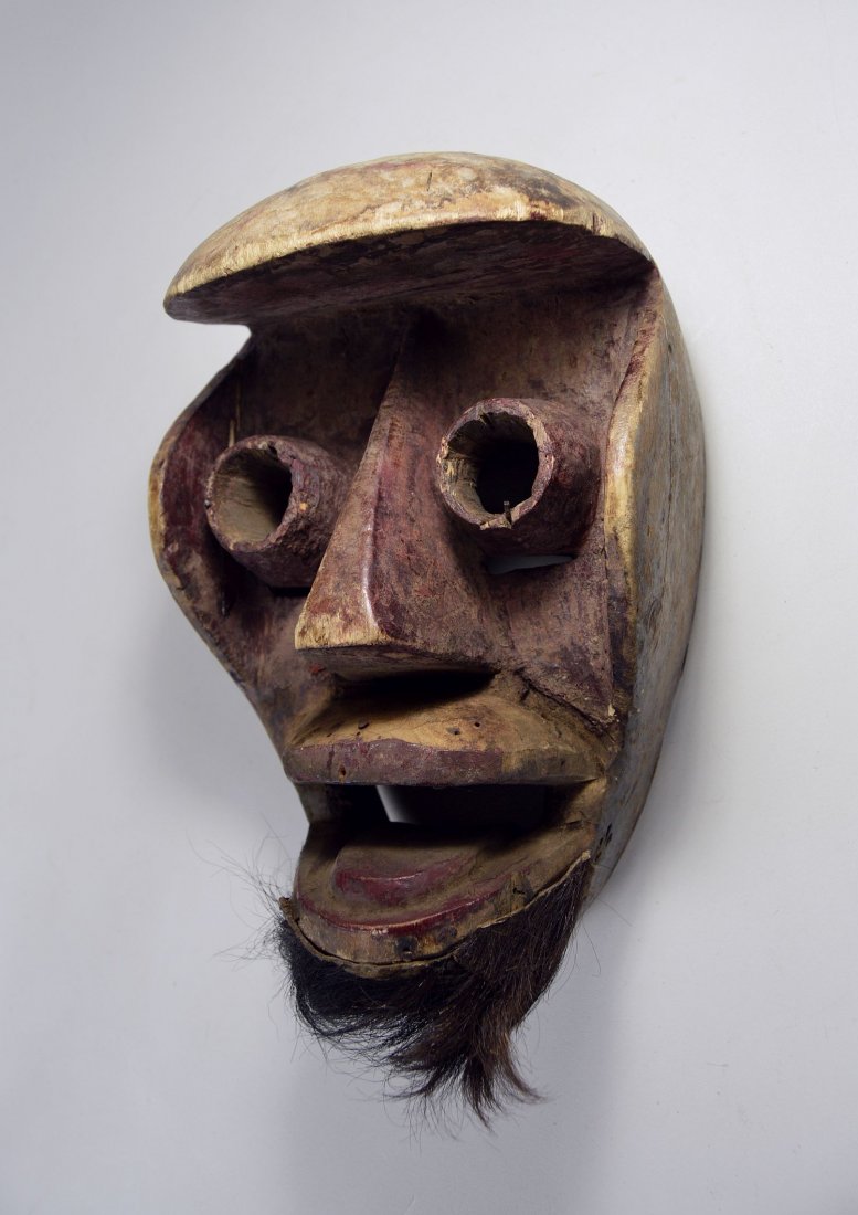A Dan Kran Red face mask, African Art (1 of 6)