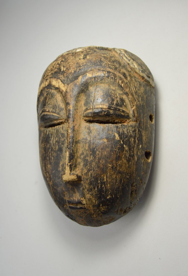 Eroded Old Baule Mask, Ex Bordogna Collection (1 of 4)