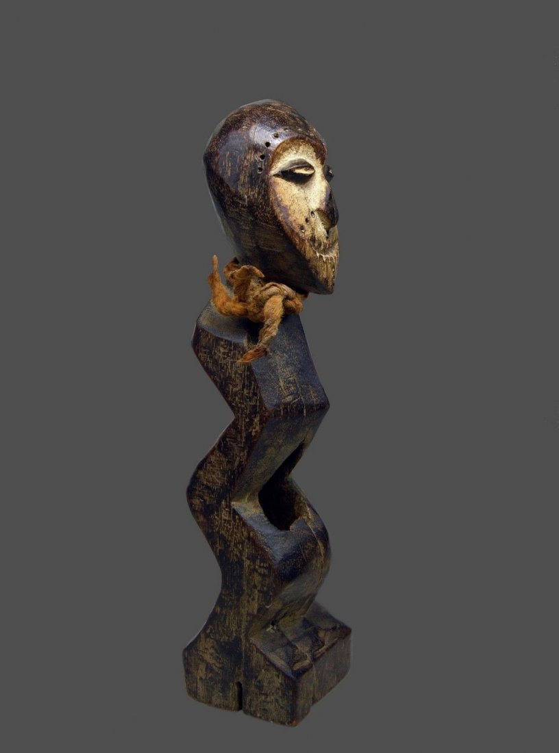 A Rare Lega Zig Zag sculpture, African Art (1 of 9)