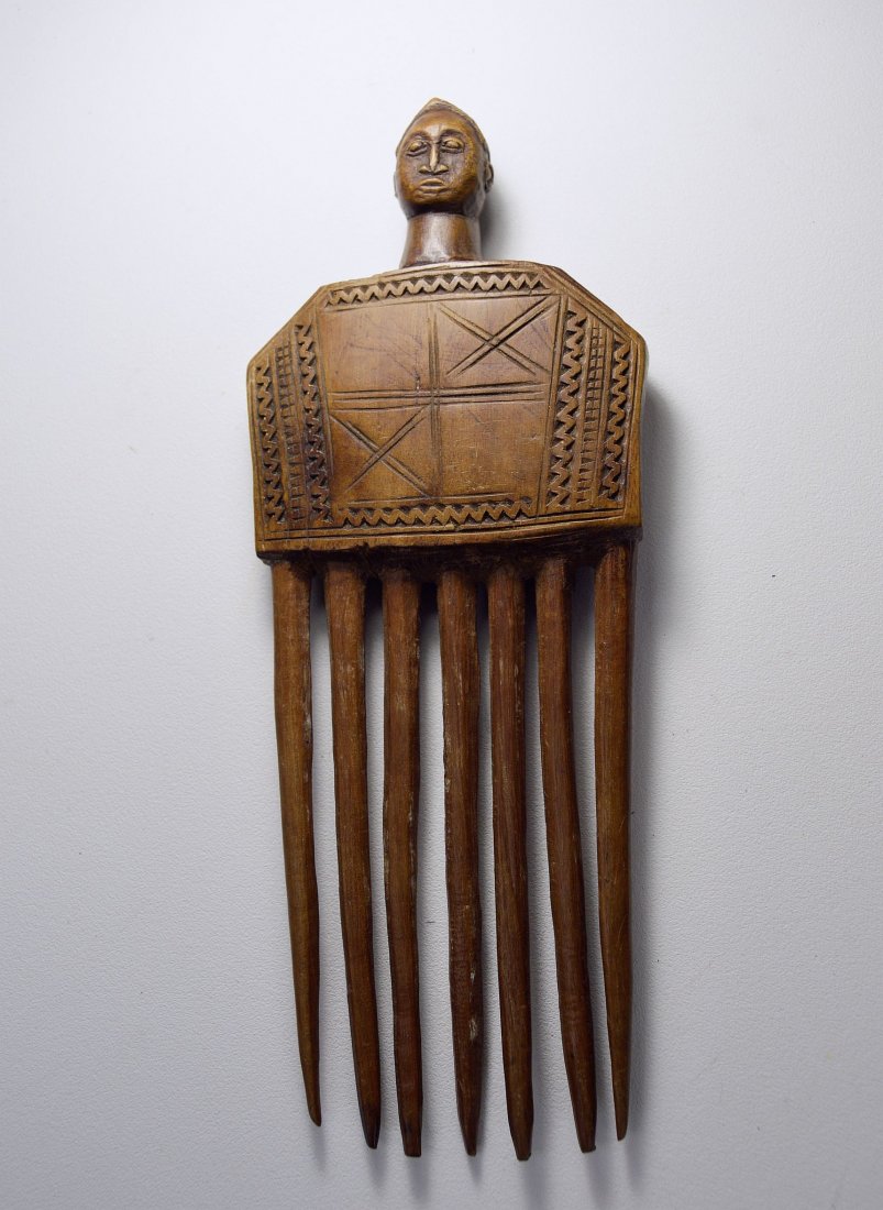 A Fine Baule / Akan Comb, African Tribal Art (1 of 4)