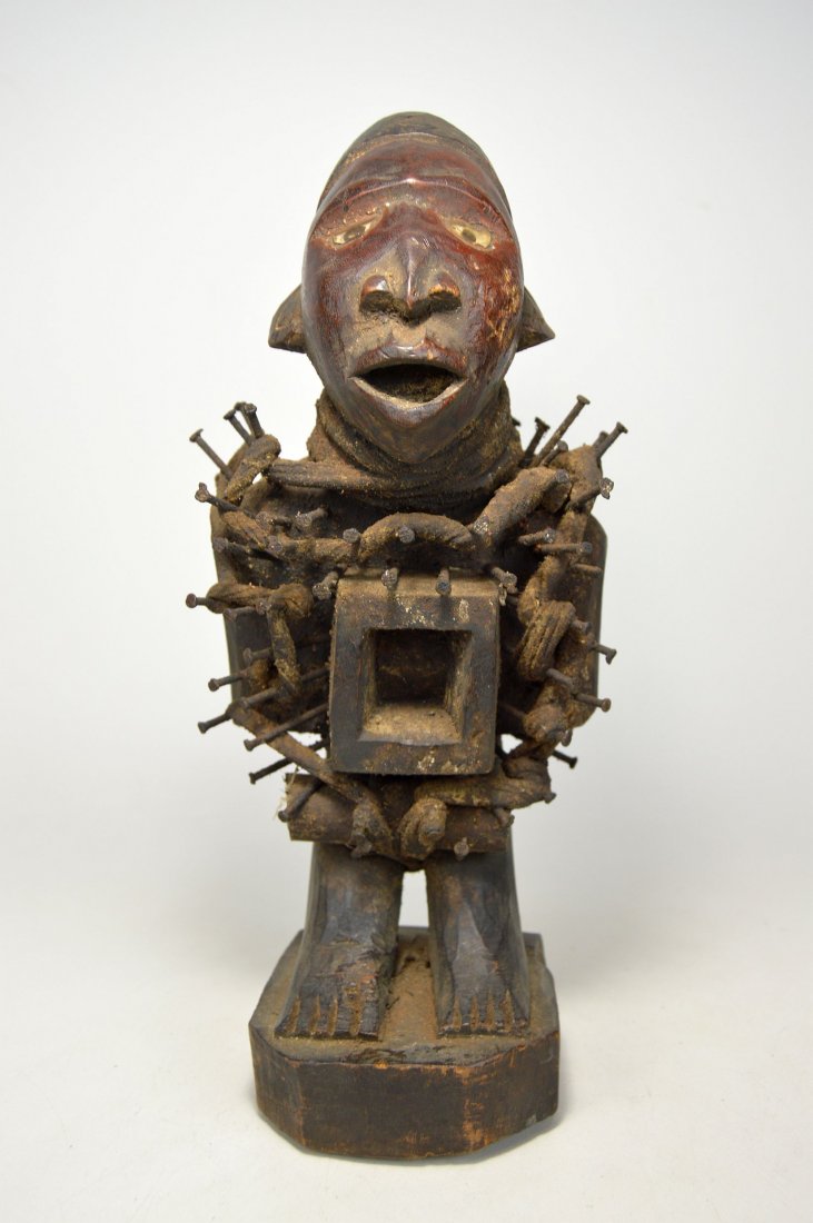 Haunting Kongo N'kisi Magic Nail fetish ~ African Art (1 of 5)