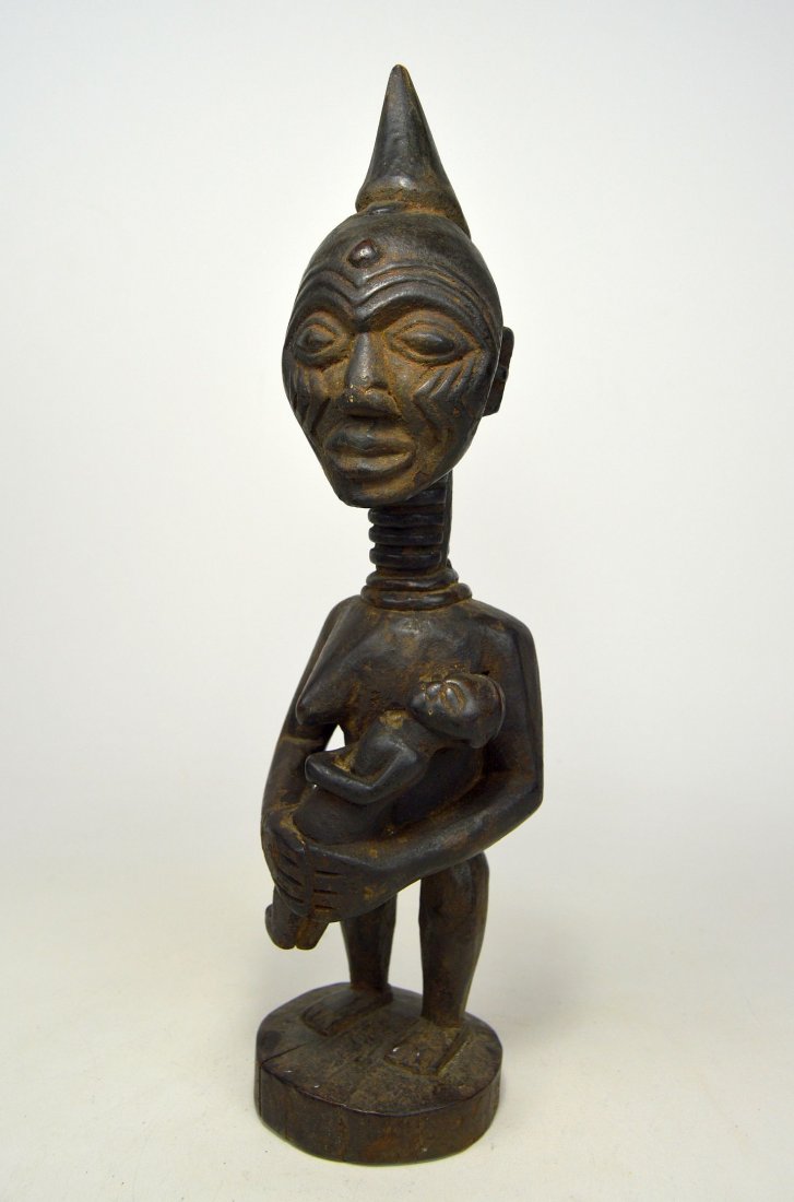 A Lovely Lulua Maternity sculpture, African Art (1 of 6)