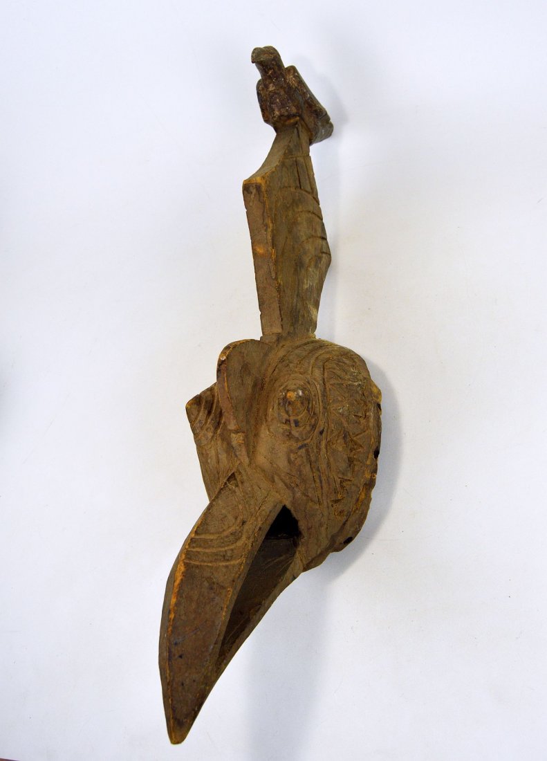 A Rare Old BWA Avian (Bird) Mask, African mask (1 of 8)