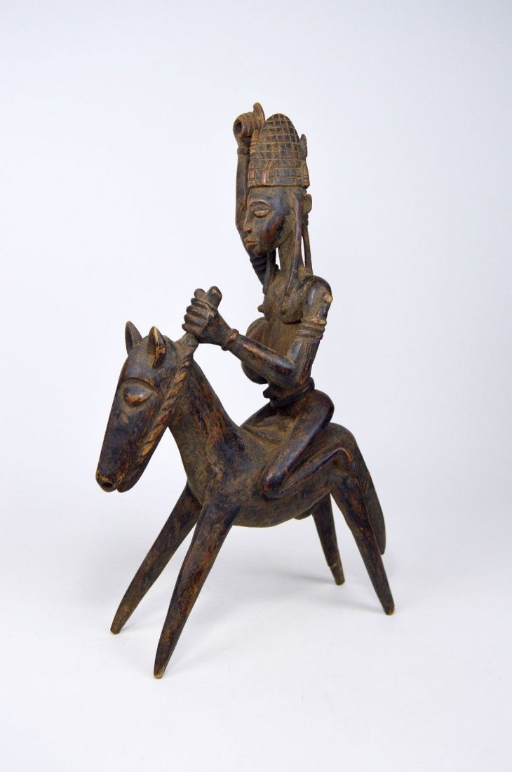 A Vintage Senufo Horse and Rider sculpture, African Art (1 of 6)