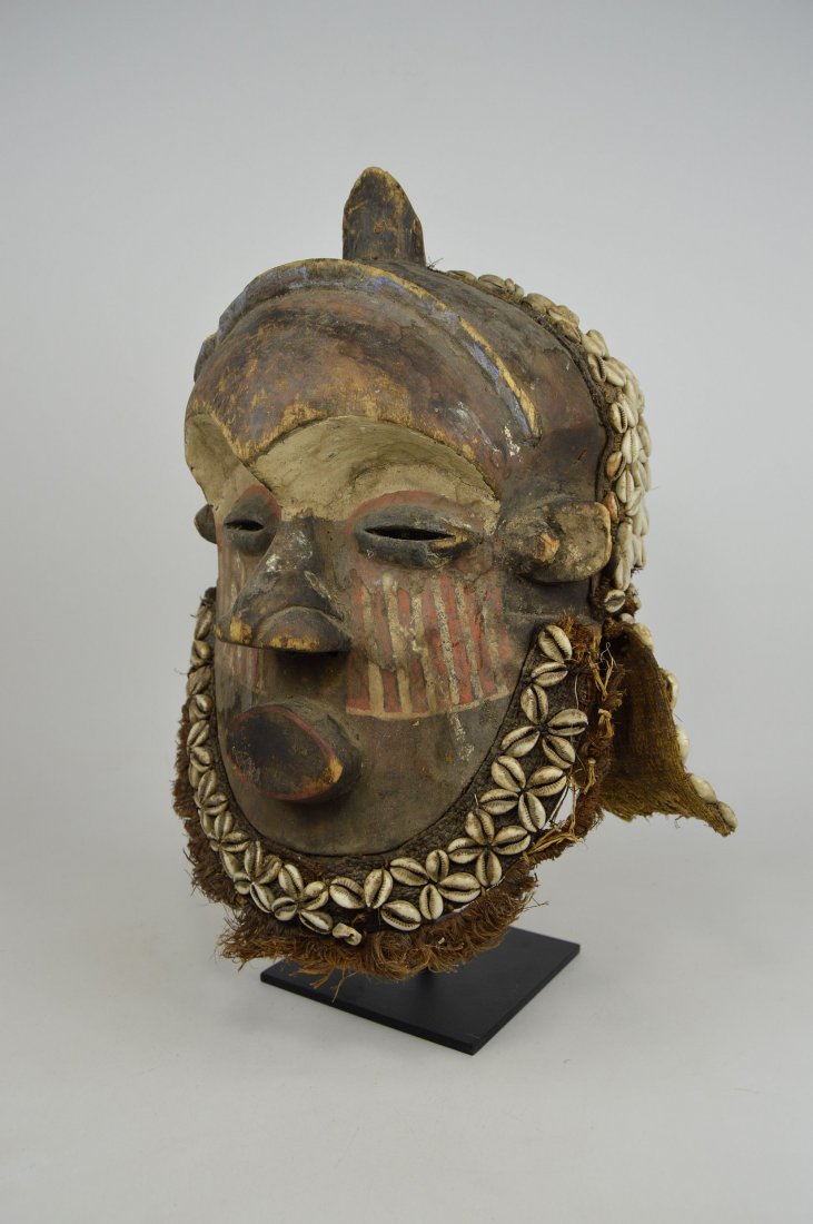 A Weathered old Kuba Dance mask, African Art (1 of 5)