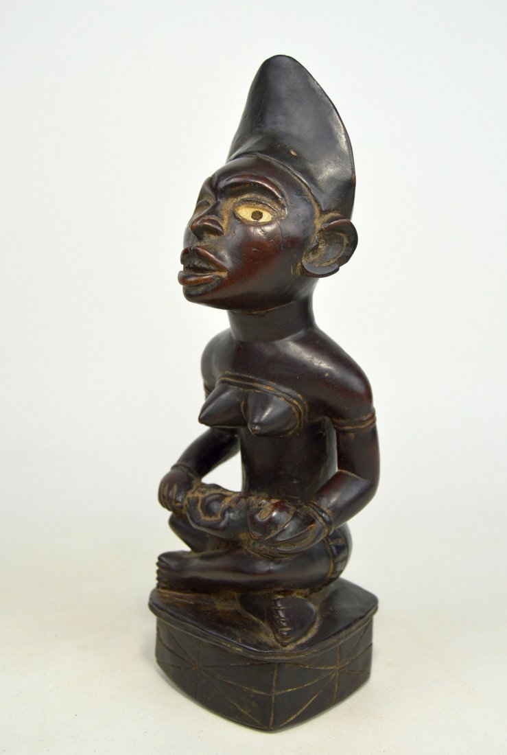 Fine Kongo Maternity sculpture, African Mother & Child (1 of 5)