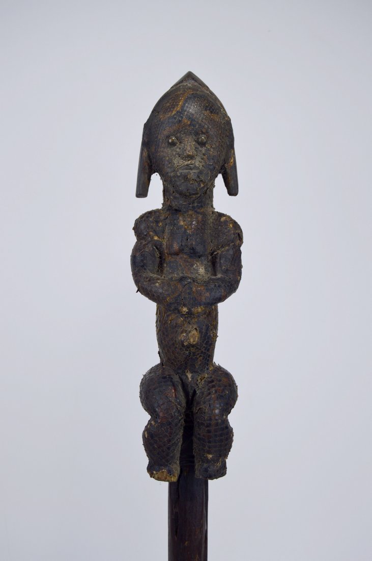 A Fang Byeri Ancestor covered in Python Snake skin (1 of 10)