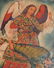 Angel Gabriel Religious Icon painting from Cusco, Peru - 2