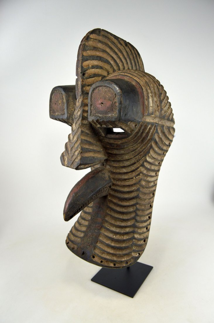 A Songye Kifwebe Avian stylze mask, African Art (1 of 7)