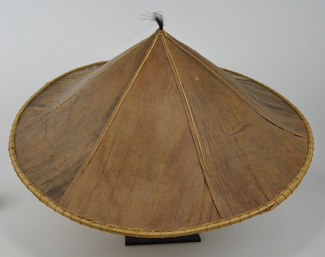 Antique Palm Leaf Rice Paddy Hat Java Indonesia (1 of 5)