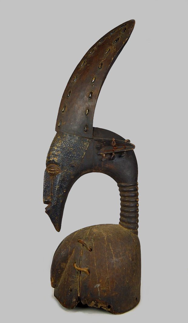 BAMANA HELMET MASK WITH FEMALE BODY FORM (1 of 9)