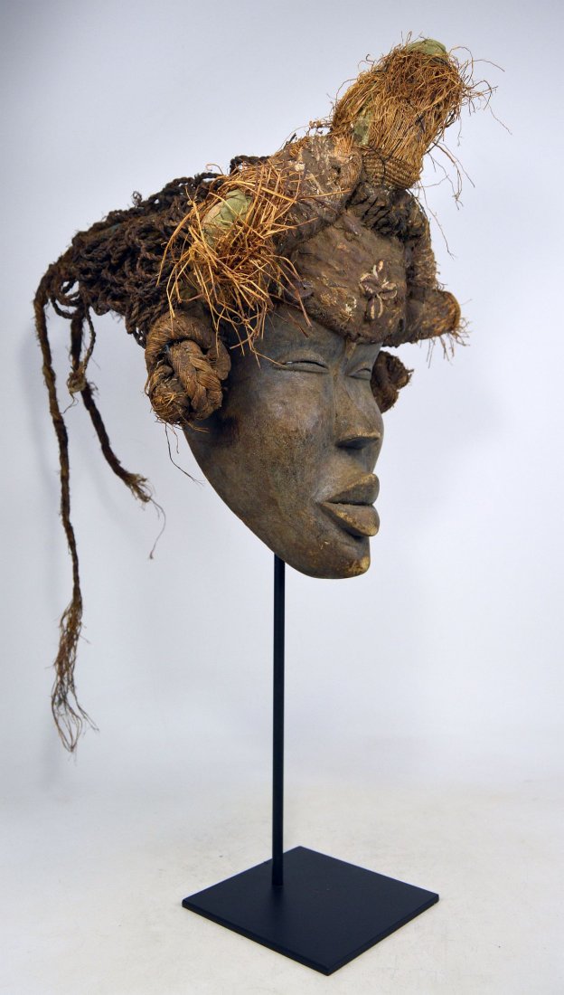 DAN MASK WITH FULL HEADDRESS (1 of 9)