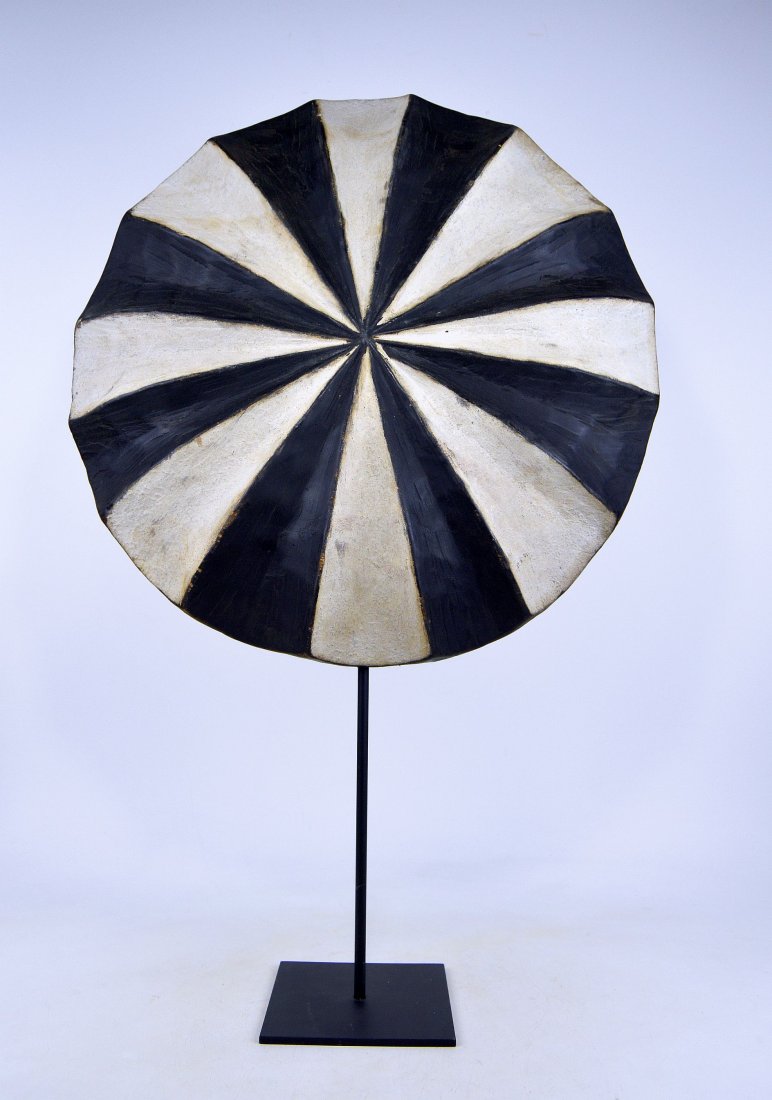 CARVED DECORATIVE DANCE SHIELD FROM CAMEROON (1 of 7)