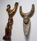 PAIR OF WELL WORN AFRICAN SLINGSHOTS - 3