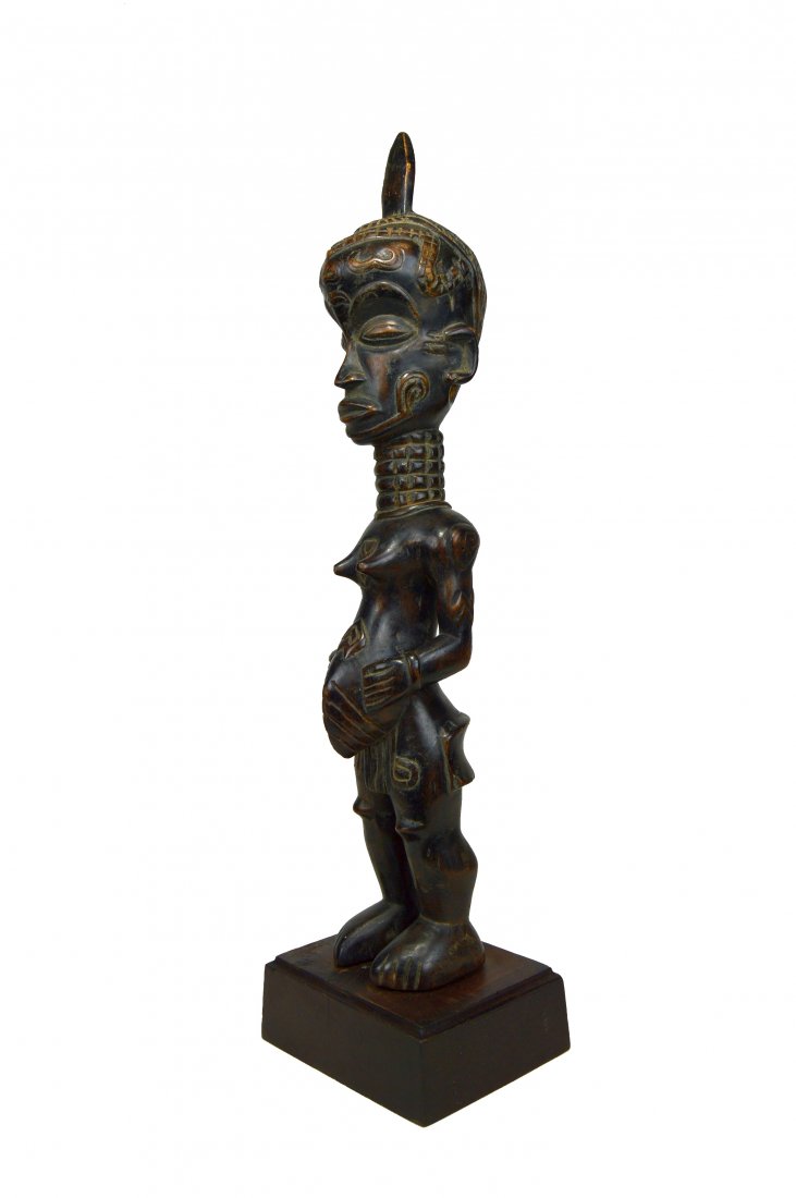 FINE KUBA DENGESE MATERNITY SCULPTURE AFRICAN ART (1 of 5)