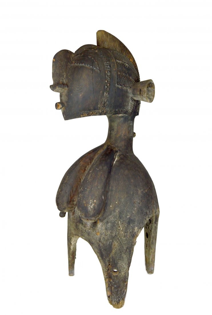 HUGE BAGA NIMBA SHOULDER MASK, AFRICAN ART (1 of 5)