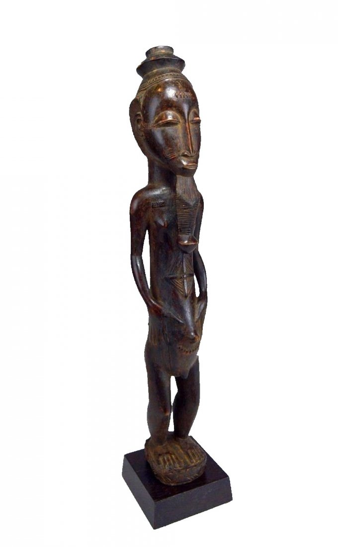 Very Fine and Handsome Old Baule Divination Idol (1 of 4)