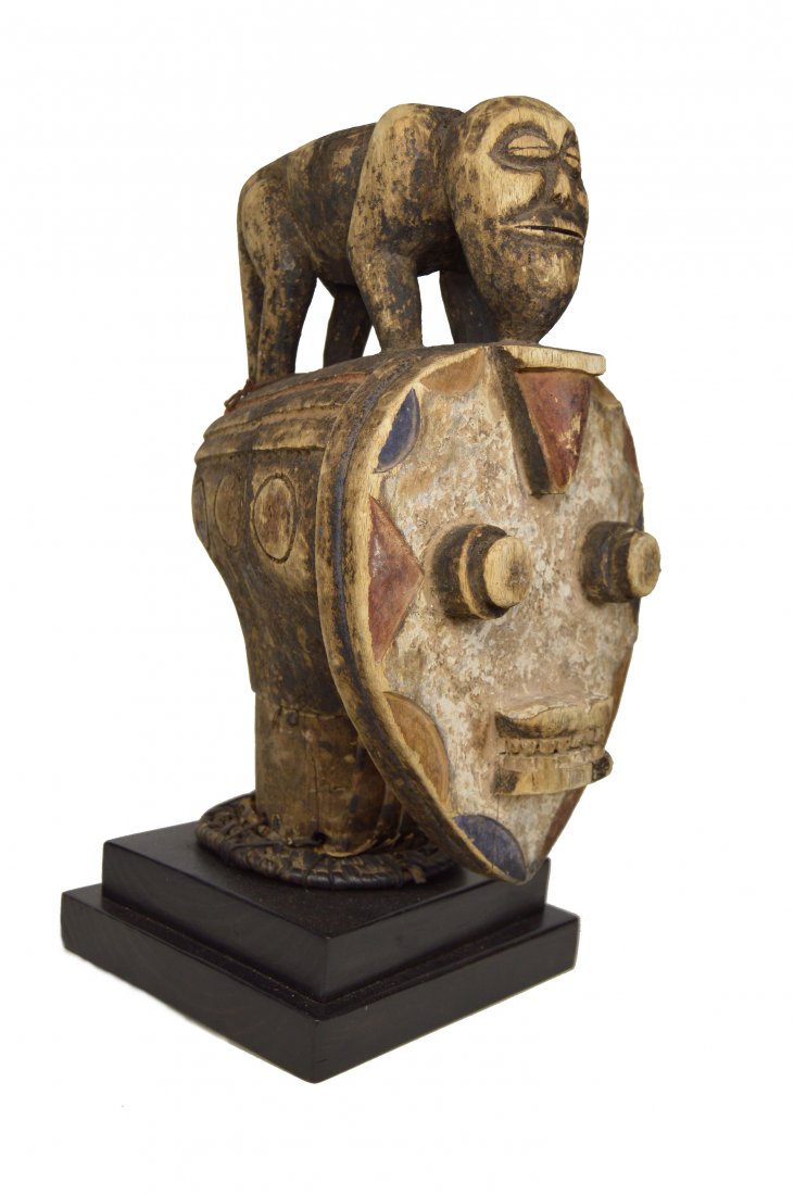 A Cross River Headdress with Zoomorphic finial, African (1 of 7)