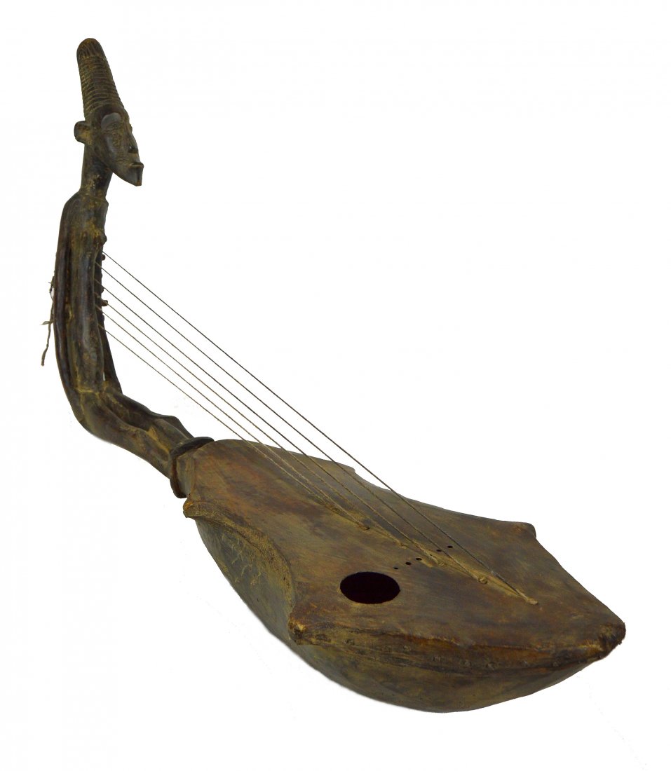 A Fine Mangbetu Harp Musical Instrument (1 of 7)