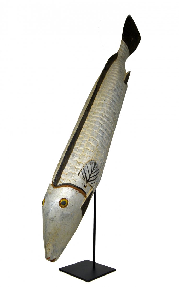 Huge Bozo Fish Parade Mask, African Art (1 of 8)