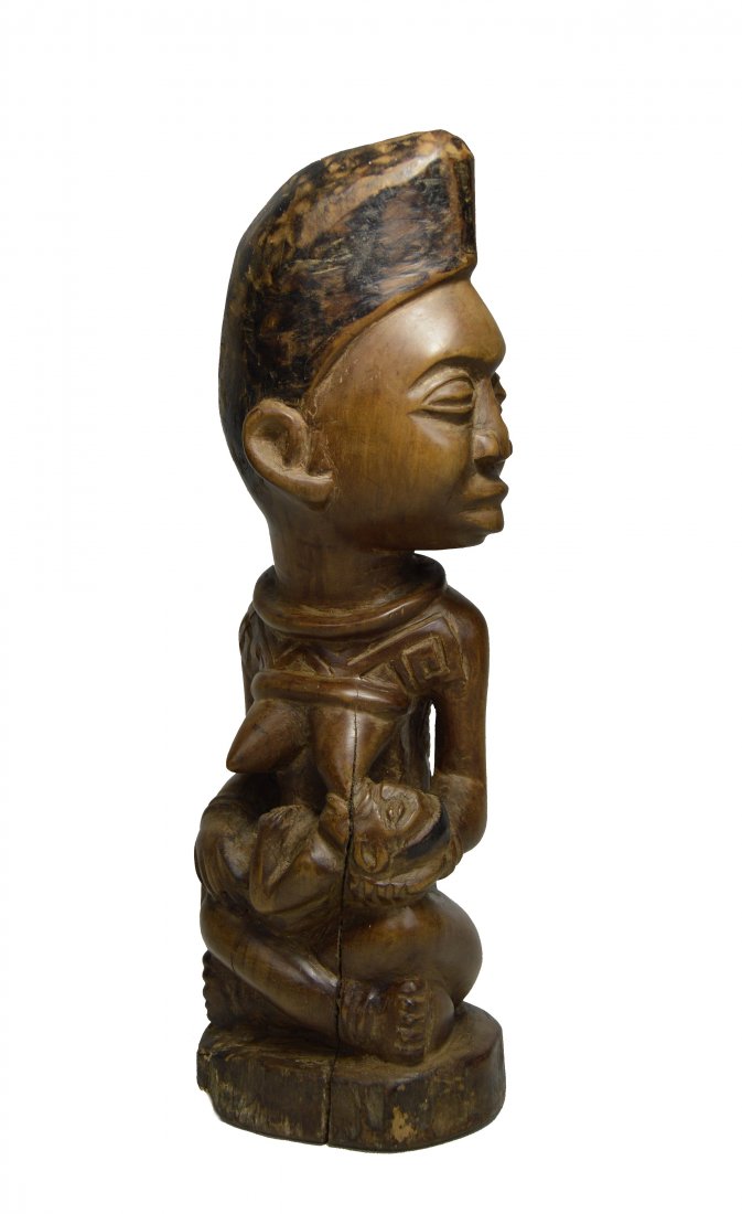 A Fine Yombe Phemba Maternity Sculpture, African Art (1 of 6)