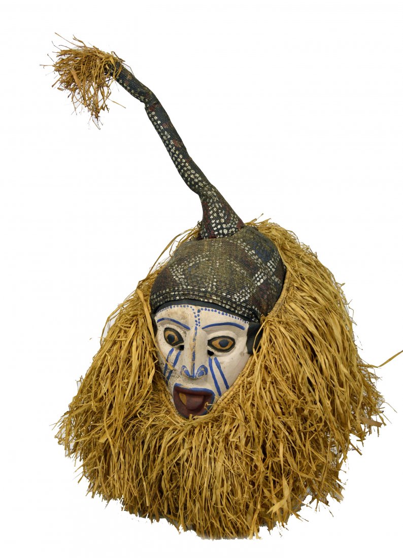 A Dramatic Yaka mask, African Art (1 of 6)