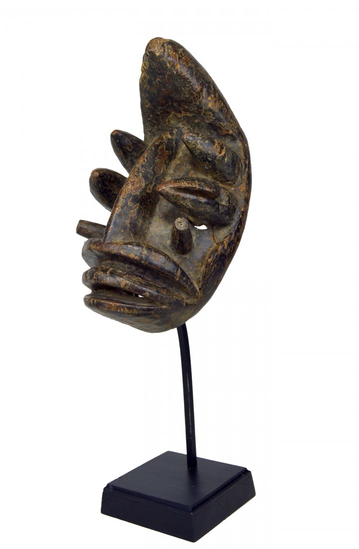 Dramatic Old Dan Kran African Mask, African Art (1 of 11)