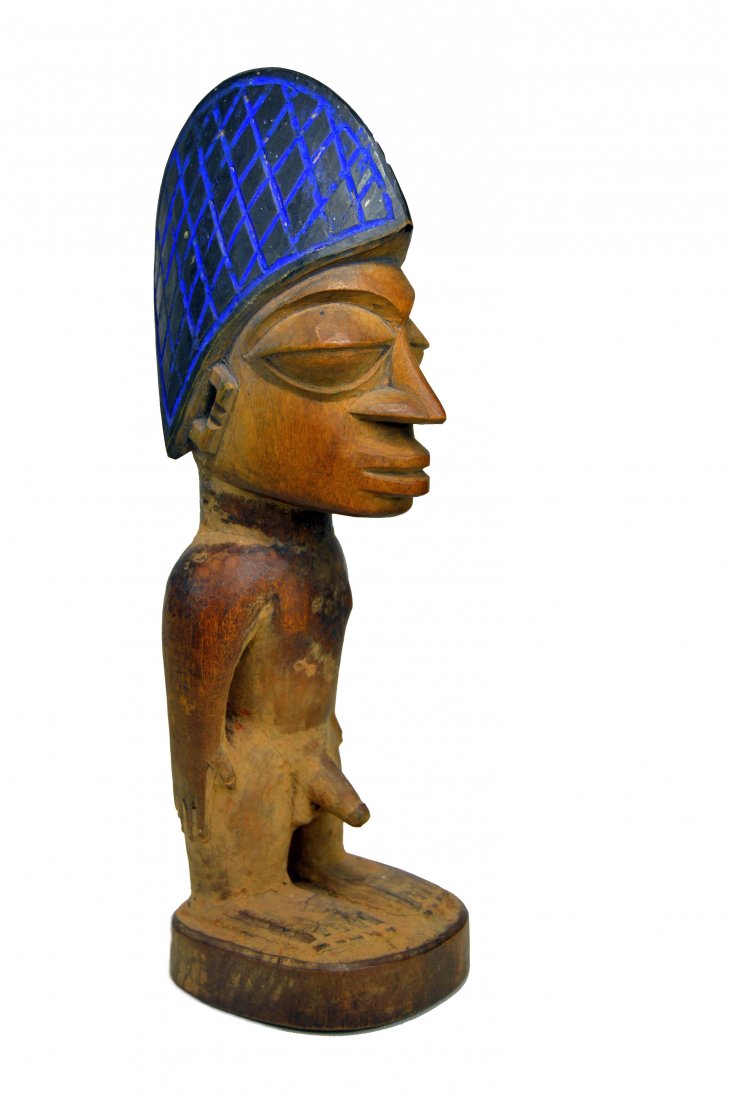 Handsome Male Ibeji Twin Idol, African Art (1 of 8)