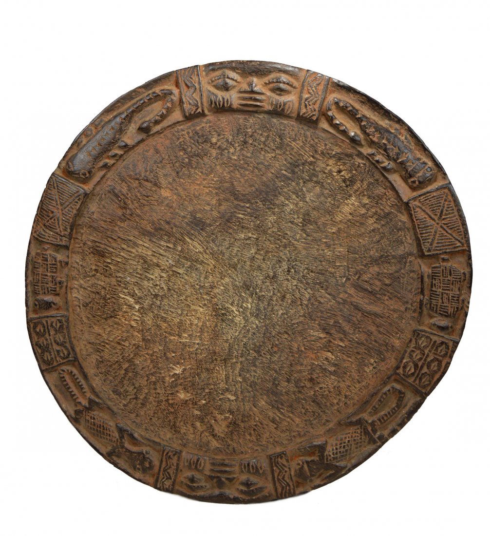 Old Yoruba Opon Ifa Divination Tray, African Tribal Art (1 of 5)